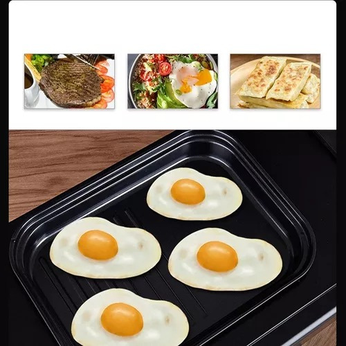 Máquina Para Hacer Desayuno 3 En 1 Horno Cafetera Sarten