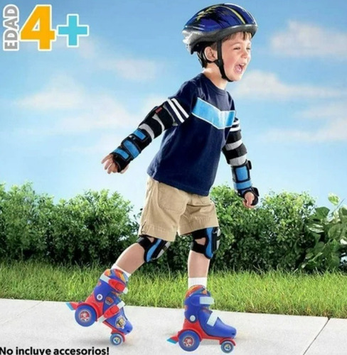 Patines Entrenadores Paw Patrol Ajustables 16-19 Apache 16-19 Azul