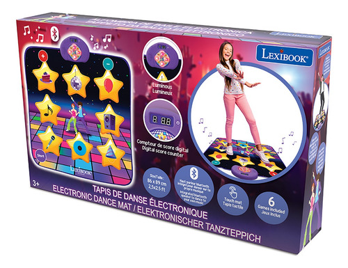 Tapete De Baile Electrónico Bluetooth Con Luces 6 Modos