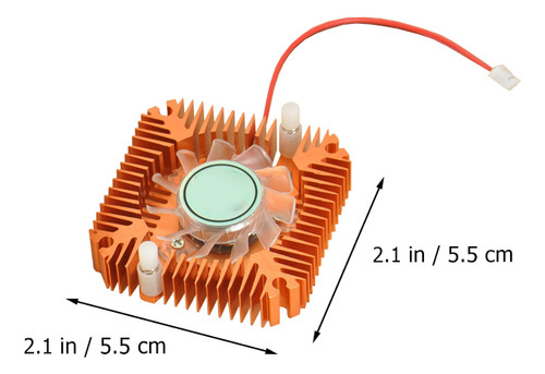 Ventilador Gpu, 12 V, Silencioso, 5.5 Cm, Tarjeta Gráfica, R