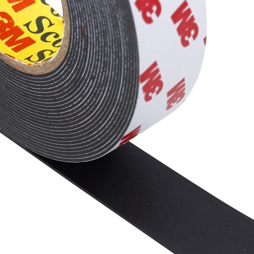 Scotch 3m 23 Fita Isolante Auto Fusão 19mm X 10m Cor Preto