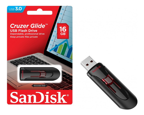 Sandisk Pendrive Usb Glide 3.0 16gb