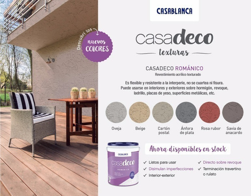 Imagen 2 de 2 de Revestimiento Texturado Casablanca 30 Kg Oveja