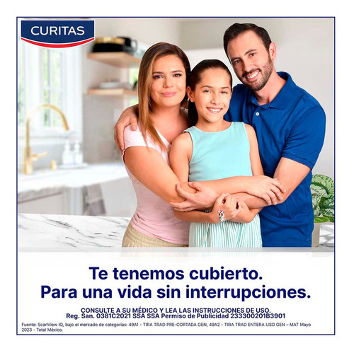 Curitas Cinta Microporosa Color Blanca De 2.5 Cm X 4.5 M