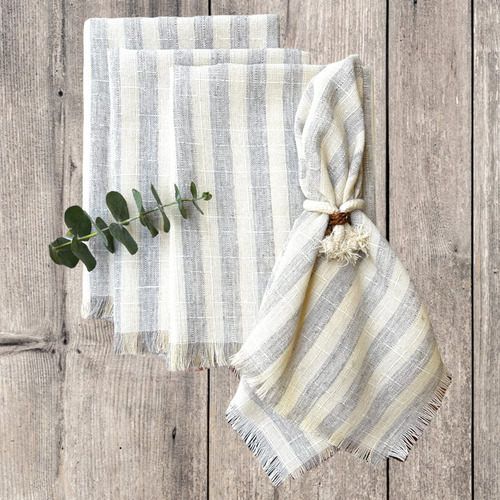 Set De 4 Servilletas De Tela 44 X 44 Cm Poliéster Cocina