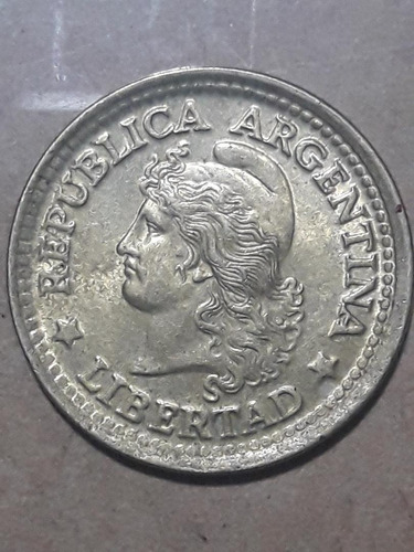 Moneda De Argentina De 50 Centavos Del Año 1976