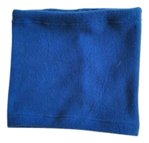 Cuello Gorro Polar Liso Para Niños Azul Unico