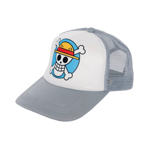 Imagem 3 de 4 de Boné One Piece Cinza Personalizado