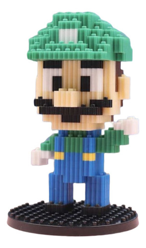 Mini Bloques 3d De Luigi Mario Bross Lego 624 Pcs