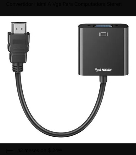 Convertidor Hdmi A Vga Para Computarodra