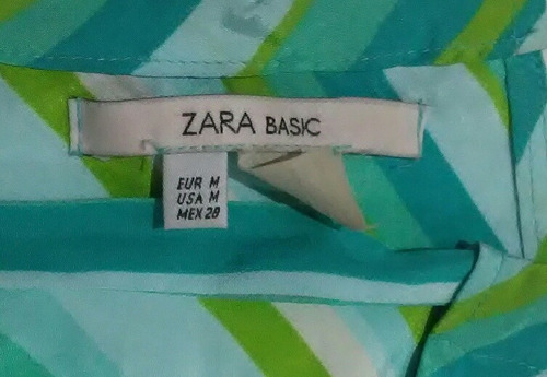 Musculosa Estampada Zara Talle M