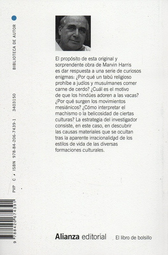 Vacas Cerdos Guerras Y Brujas - Harris - Alianza