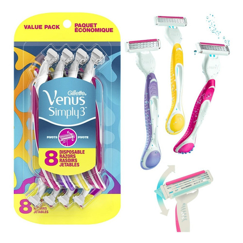 Desechable Gillette Venus Simply3 Pack 8 Unidades Cincinnati