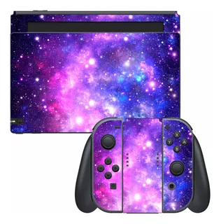 Skin Adhesivo Para Nintendo Switch Modelos Galaxia Nebulosa