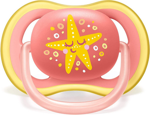 Chupos Entretencion Para Bebe Avent X2 Und 0-6 Y 6-18 Meses