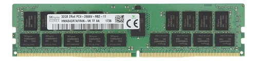 Memoria RAM color verde 32GB 1 SK hynix HMA84GR7AFR4N-VK