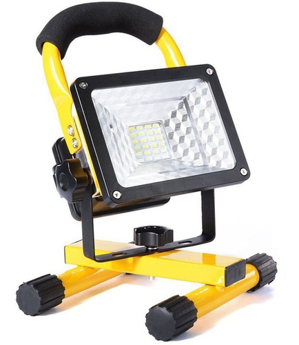 Lanterna Holofote Led Recarregavel 30 Watts Longo Alcance