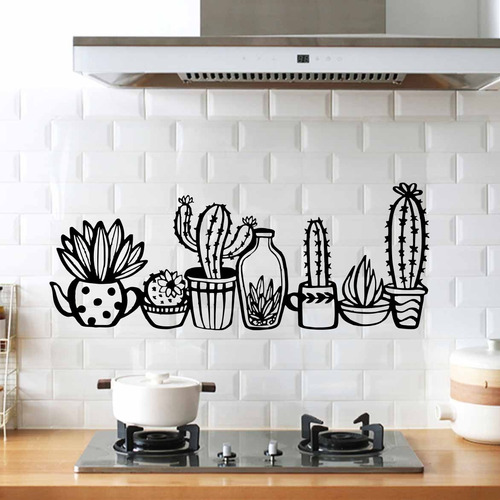 Vinil Sticker Calcomania Decorativo Cocina Macetas