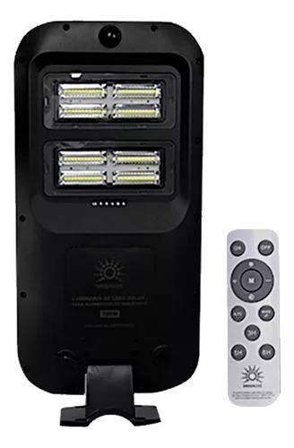 Lámpara Led Suburbana 100w Ip65 Con Control Remoto Luz Fría