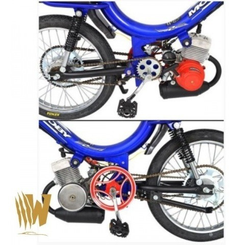 Imagem 4 de 4 de Bike Gt-50 Mobylete C/ Motor 2t