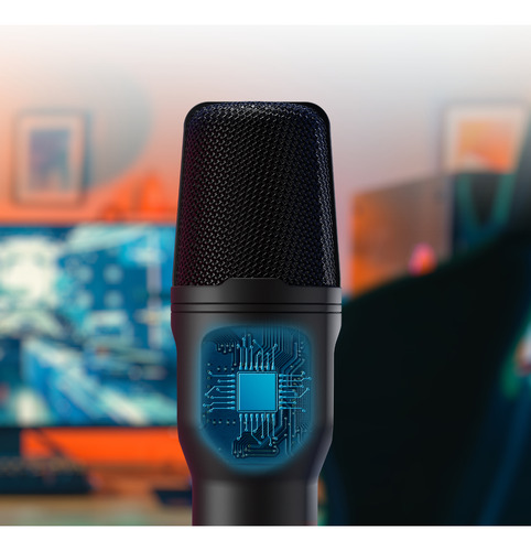 Microfono Wired Tripode Negro Hypergear Negro