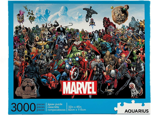 Rompecabezas Aquarius, Héroes De Marvel, 3000 Piezas