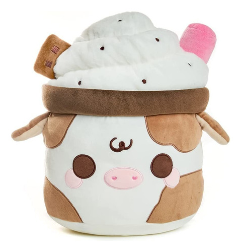 Plushgoals  Chocolate Mooshake Super Soft Cute Kawaii