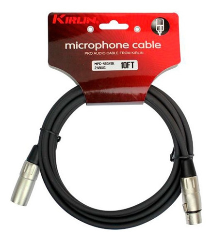 Cable Canon Canon Xlr 3 Metros Kirlin Para Micrófono