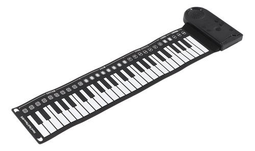 Teclado Eléctrico Plegable Portátil Hand Roll Piano De 49 Te