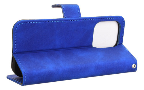 Cn Capa De Couro Com Flip E Suporte Para iPhone 16 Pro