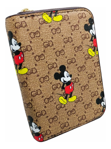 Billetera Mickey Cartera De Dibujo Billetera Mujer 