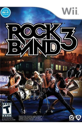 Rock Band 3 Wii Juego Solamente Nuevo Citygame