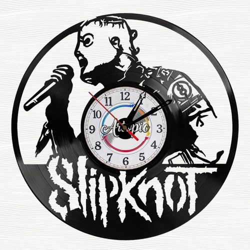Reloj De Pared En Disco Longplay Slipknot