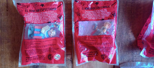 Muñecos Colección Mini Hincha Coca Cola (completos) 7unid. (Usado)