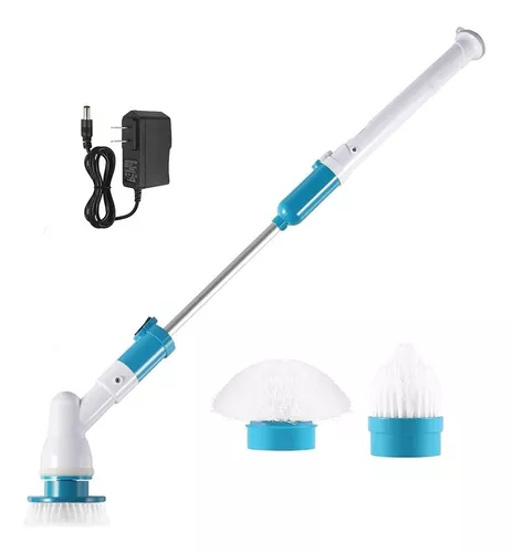 Cepillo de limpieza eléctrico giratorio inalámbrico con lámpara LED,  pantalla digital, cabezales de cepillo reemplazables, para automóvil,  bañera