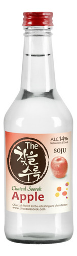 Soju Apple Bebida Premium Manzana 375 Ml. - 2 Botellas