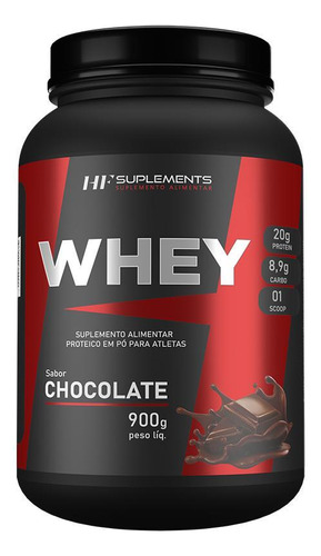 Whey Protein De Chocolate 900g Hf Suplements