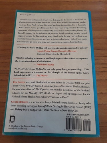 The Day The Voices Stopped. Ken Steele. Libro En Inglés
