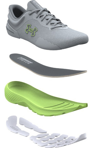 Tenis Under Armour Charged Escape 4 Nm Grises De Mujer
