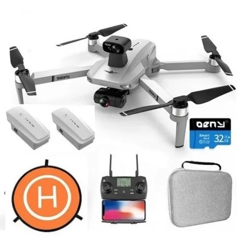 Drone Kf102 Max 2 Baterias Gps 22min sensor Case Nf
