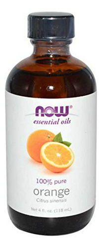 Aceite Esencial De Naranja Now Foods, 4 Oz.