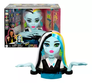 Busto Monster High Frankie Stein P/ Penteados - Mattel Hrp71