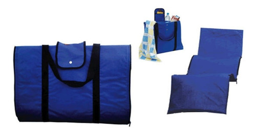 Imagen 4 de 4 de Tapete Para Picnic Y Se Convierte En Una Enorme Bolsa.