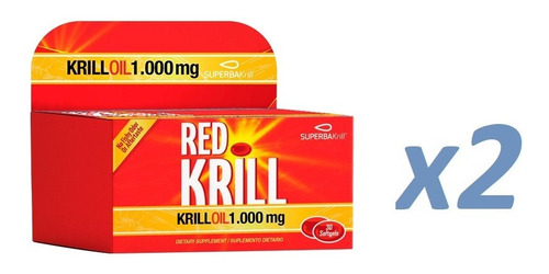 Red Krill Oil 1000mg X30 X 2u - L a $2498