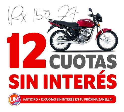 Imagen 1 de 7 de Moto Zanella Rx Z7 150 0km Base Urquiza Motos