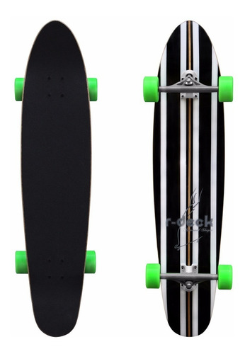 Skate Longboard Tail Nose 104 Truck Invertido 180 Roda Slide