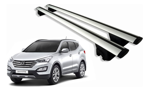 Barra Techo Transversal Hyundai Santa Fe 2014-2019 C/llave 