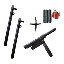 Comprar Kit De 2 Pasadores De Piso  Y 1 Cerrojo Para Porton Herreria