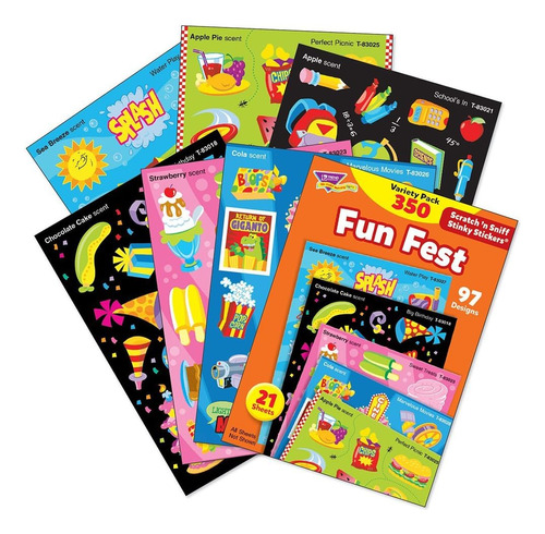 Fun Fest, Pegatinas Per  Scratch 'n Sniff Stinky, Diver...