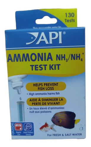 Test De Amoniaco Nh3 Api Acuarios De Agua Dulce Y Marinos